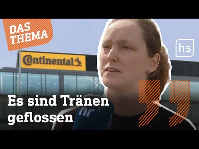 Continental: Belegschaft geht auf die Straße | hessenschau DAS THEMA