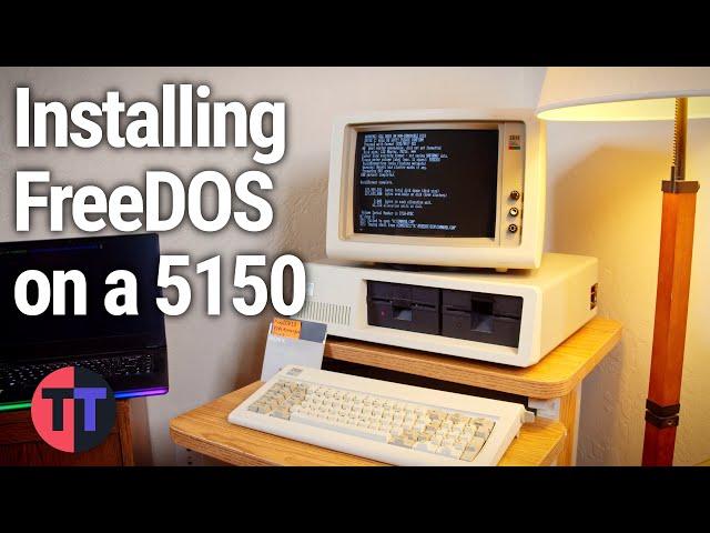 Installing FreeDOS for 8086 on an IBM 5150