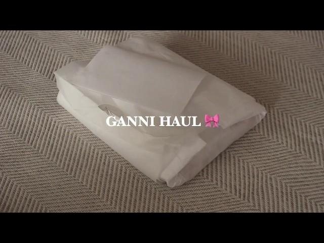 GANNI 가니 티셔츠, 스커트 언박싱&하울