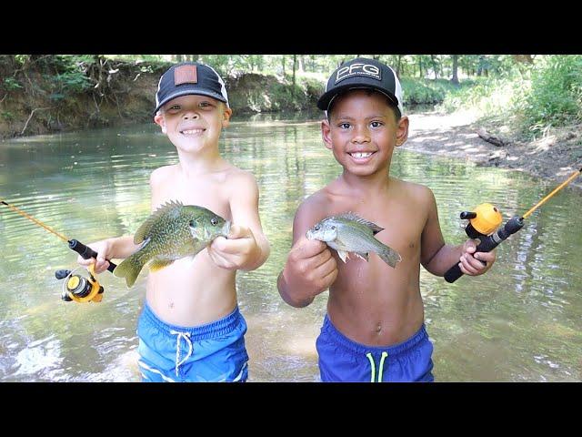 Micro Fishing Challenge at the Creek!