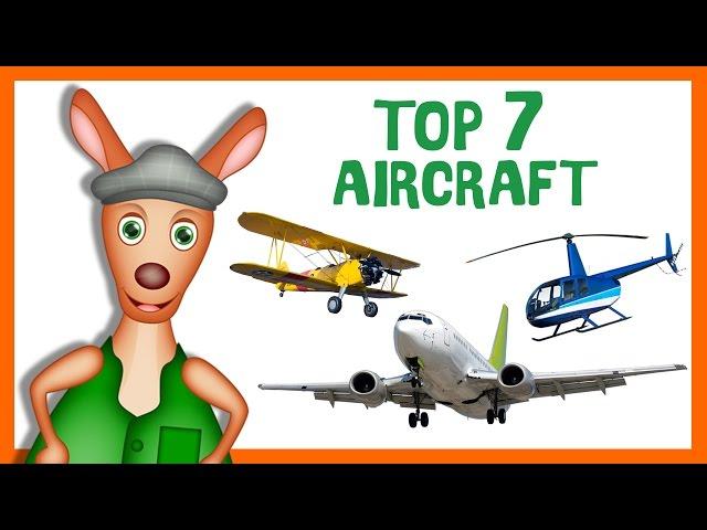 * TOP 7 AIRCRAFT * | Playlist For Kids | Things That Go TV!