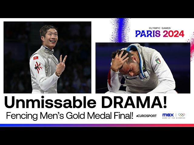 THE MOST AMAZING Gold Medal final in fencing history between Italy & Hong Kong  | #Paris2024