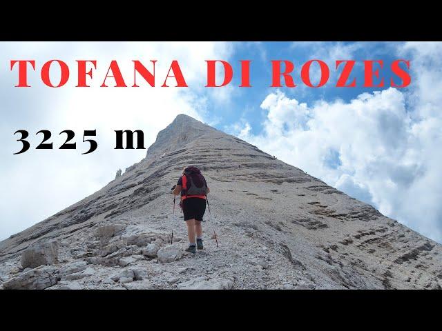 Tofana di Rozes via normale dal rifugio dibona