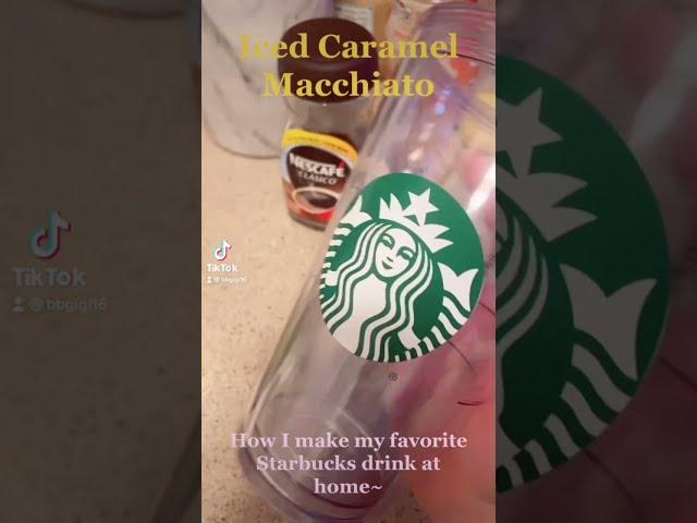 How an Ex-Starbucks barista, makes caramel macchiatos at home. *Super simple*