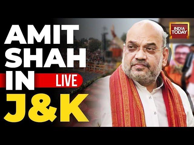 HM Amit Shah Live From J&K's Mendhar | Amit Shah Rally In Jammu & Kashmir | J&K Assembly Election