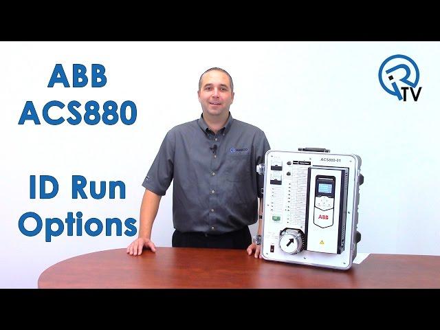 ABB ACS880 ID Run Options