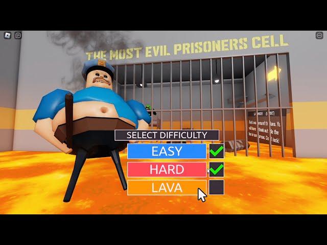 [NEW!] UPGRADED LAVA MODE | BARRY'S PRISON RUN