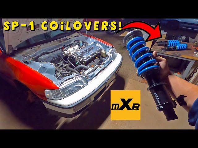 MAXPEEDINGRODS NEW HONDA SP1 COILOVER INSTALL / REVIEW ! 