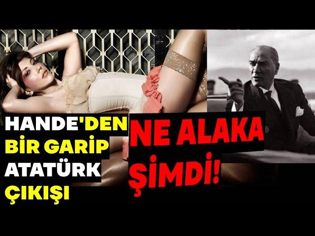 Hande Yener, sahne kıyafetleri ile ilgili isyanına neden Atatürk'ü dahil etti?