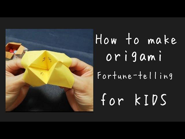How  to make origami.Fortune-telling for KIDS.