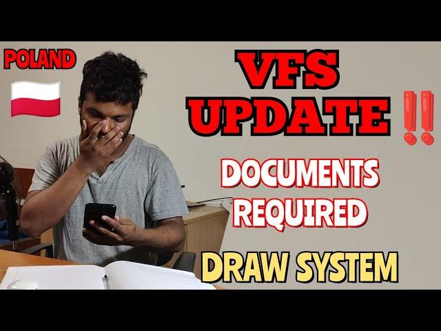 POLAND  | WORK VISA | VFS UPDATE | DOCUMENTS REQUIRED | DRAW SYSTEM | CREDIT CARD | UNIVERSITIES