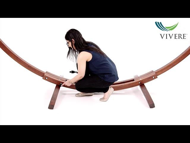 How To Assemble the Vivere Solid Wood Hammock Combo