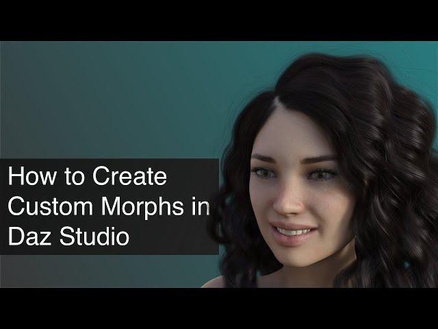 Create Custom Morph in Daz Studio | Daz3D Tips