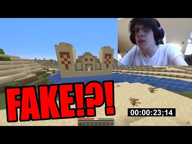 EXPOSING the Minecraft speedrun World Record as FAKE...