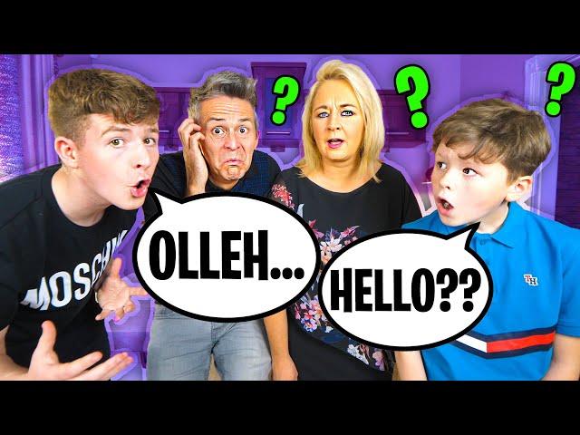 Say it BACKWARDS Challenge w/ FAMILY 4!!