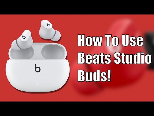 Beats Studio Buds User Guide!