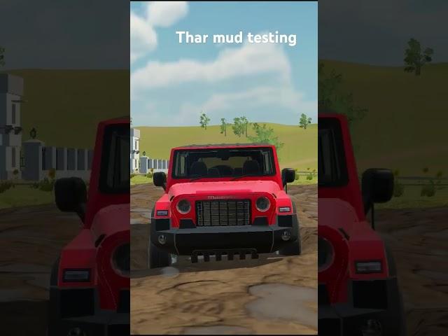 Thar mud testing #mahindrathar #thar #tharlover #tharattitude