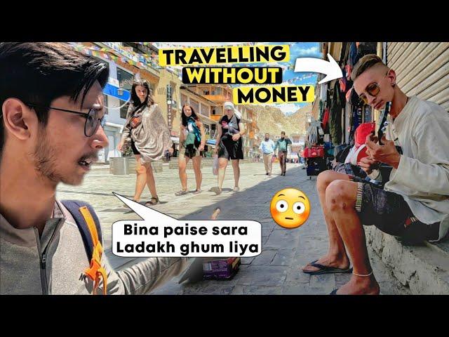 This Russian is traveling to Ladakh without Money !  (Thiksey Monastery)