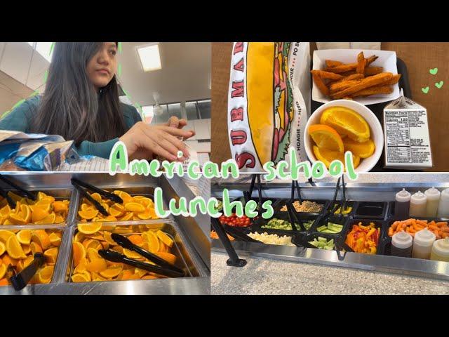  school lunch / what i eat in a week as an american high school student