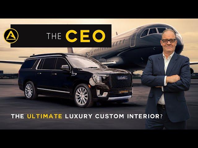 The CEO : The only right-hand drive American SUV with a Private Jet style luxury rear cabin