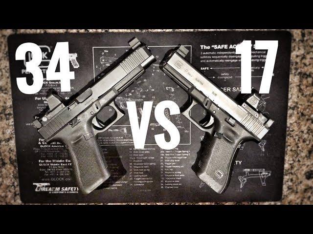 Glock 34 vs 17 - Which is right for you?  For home defense or competition