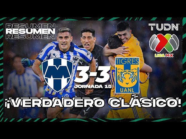 HIGHLIGHTS | Monterrey 3-3 Tigres | CL2024 - Liga Mx J15 | TUDN