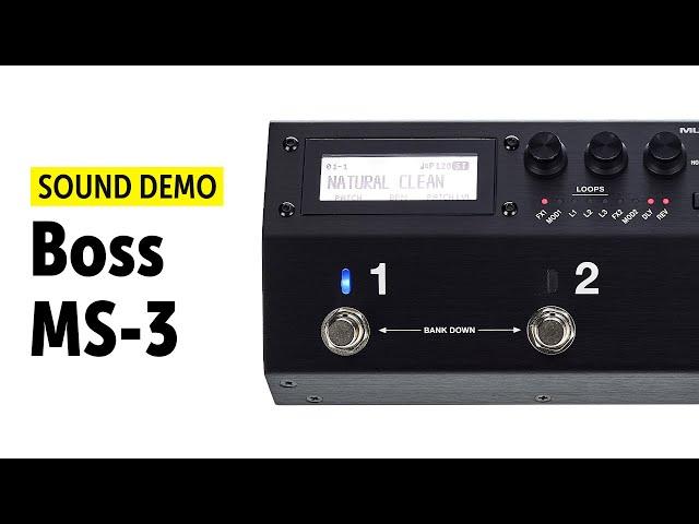 Boss MS-3 Sound Demo (no talking)