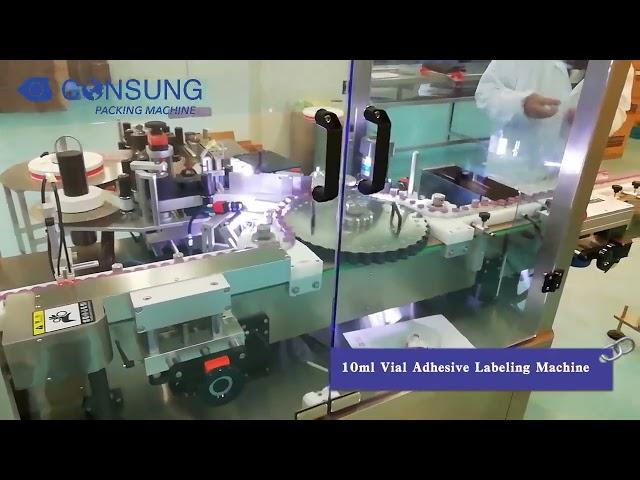 ampoule sticker labeling machine
