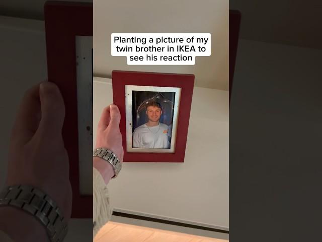 Putting a Picture of My Twin Brother in IKEA Prank