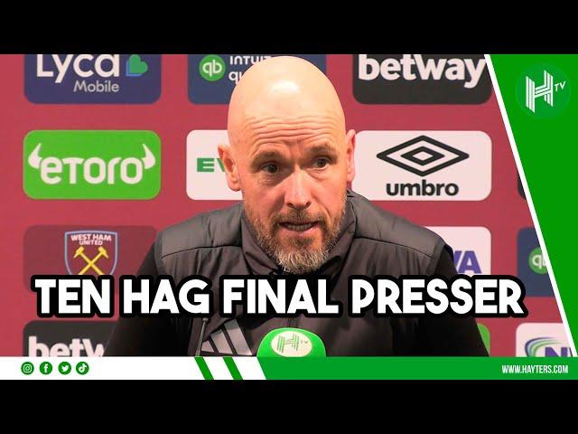 Erik ten Hag's FINAL press conference as Man Utd boss!