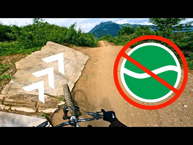 HOW IS THIS A GREEN TRAIL?? | CHÂTEL MTB BIKE PARK