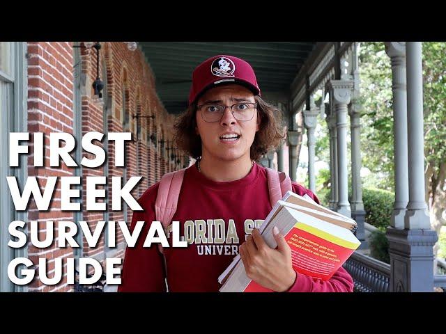 What the First Week of College is Really Like | College Freshman Advice