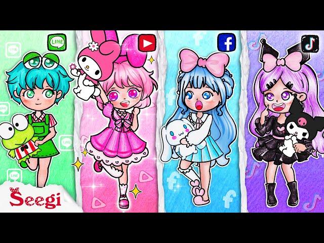 SANRIO Cosplay Social Media Trends: Kuromi, My Melody, Cinnamoroll & Keroppi | Seegi Channel