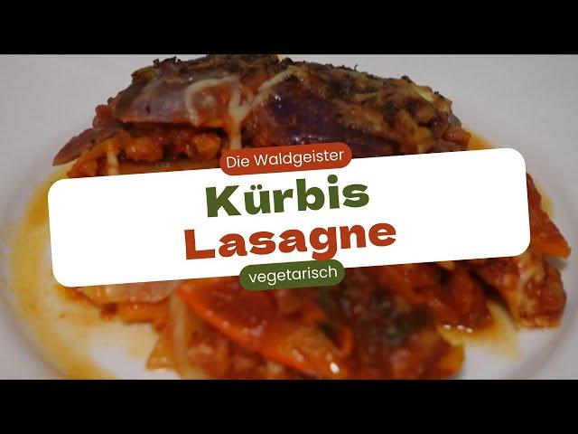 Herbstliche Kürbislasagne (vegetarisch & glutenfrei) Unglaublich lecker & super einfach