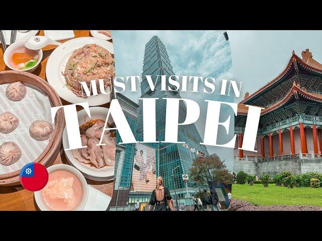 DON’T Miss These Places in TAIPEI | Taiwan Travel Vlog 