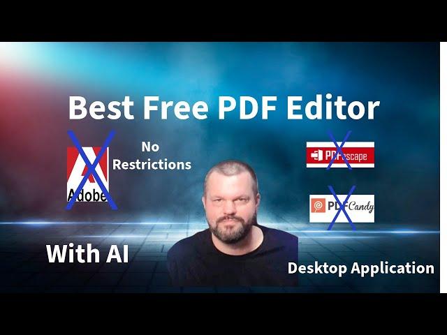 Best Free PDF Editor. Adobe Pro Alternative.