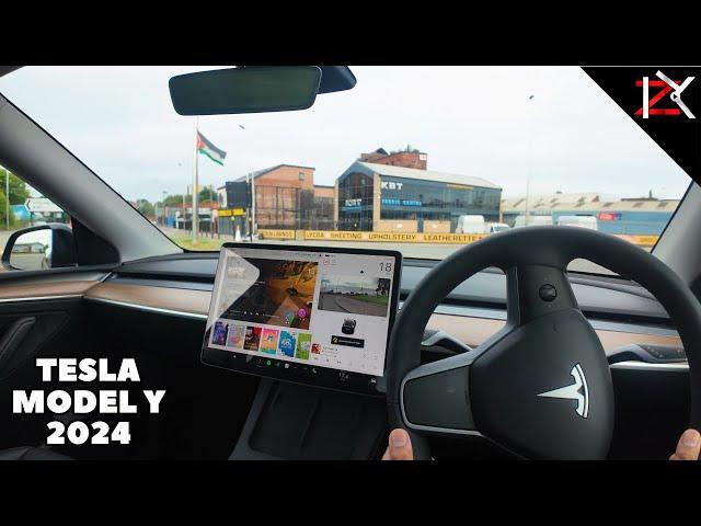 NEW Tesla Model Y 2024 Quick Test Drive - How To Get Test Drive At Tesla  - How To Drive A Tesla