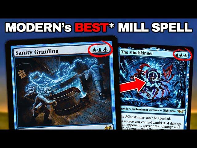 This Card Is *INSANE* - Sanity Grinding In Modern!? | Mono Blue Mill | MTGO League Gameplay