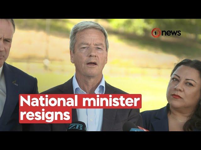 Bayly resigns as Minister after 'overbearing' behaviour towards staffer | 1News on TVNZ+