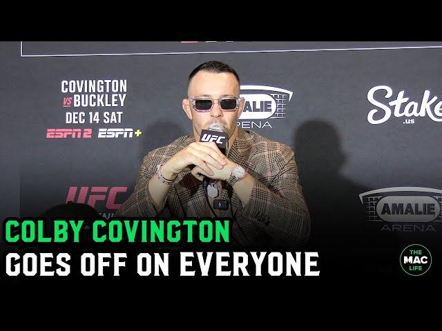 Colby Covington goes OFF: “Jon Jones has fruity tendencies; Ian Garry does NOTHING for me"