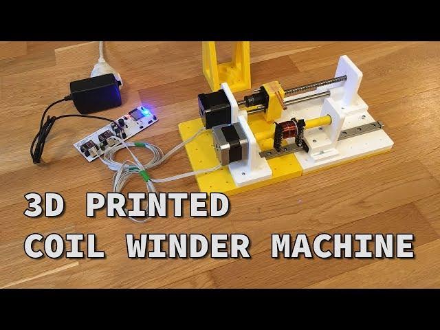 DIY 3D printed coil winder using ESP32