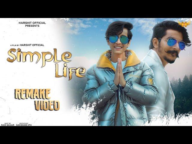 HARSHIT OFFICIAL :Simple Life | Haryanvi Songs Haryanavi 2023 |GULZAAR CHHANIWALA Bholenath Song|