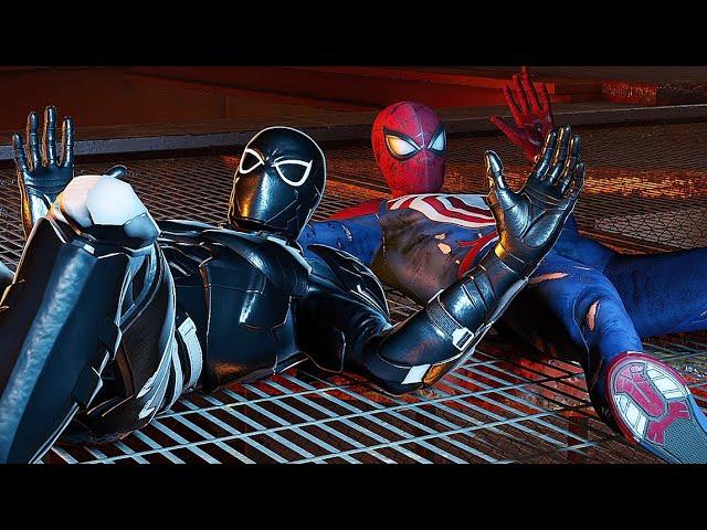 Человек паук и Агент Веном спасают Надгробие: Marvel's Spider-Man 2 (2023) PS5