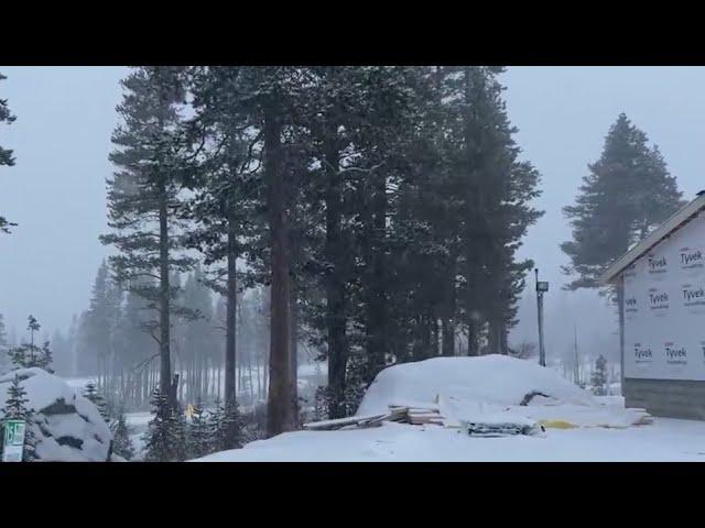 Sierra Nevada residents brace for several days of snowfall