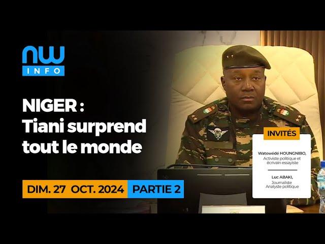 Niger : Tiani surprend tout le monde (P2)