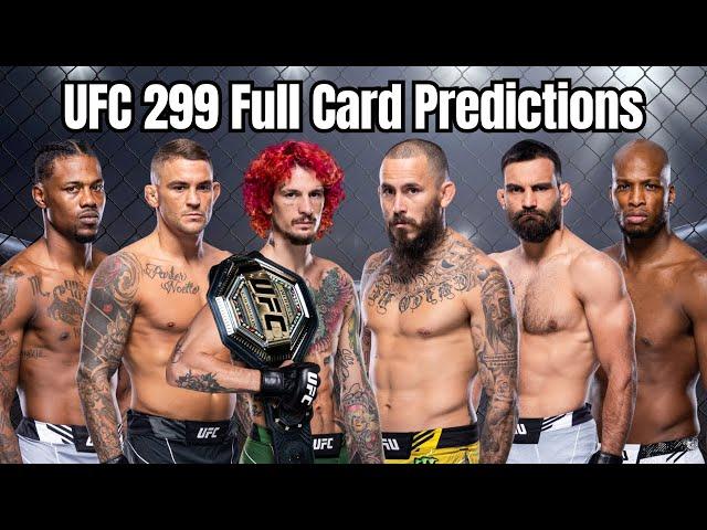 UFC 299 Full Card Predictions & Breakdown