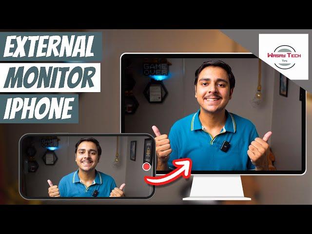 How to Connect External Monitor with iPhone 15 | How to Connect External Monitor with iPhone