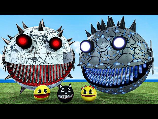 PACMAN & MS-PACMAN & ROBOT PACMAN VS CARTOON CAT & MONSTER PACMAN BEST COIIECTION ASE44