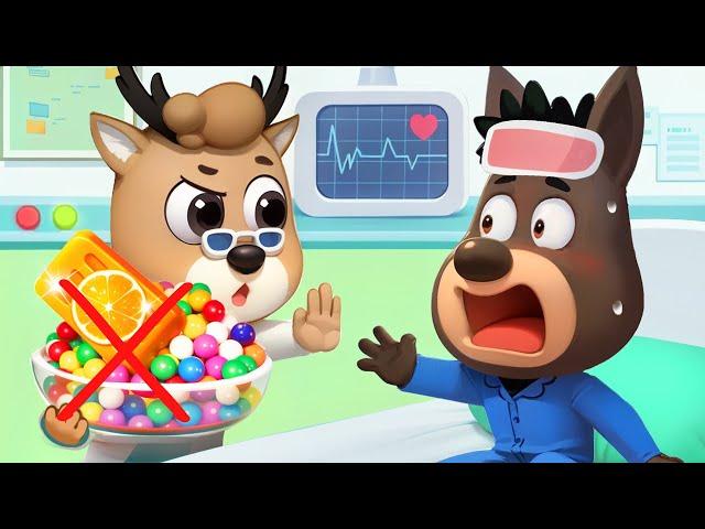 Sheriff Learns about the Dangers of Sweets | Good Habits | Kids Cartoon | Sheriff Labrador | BabyBus