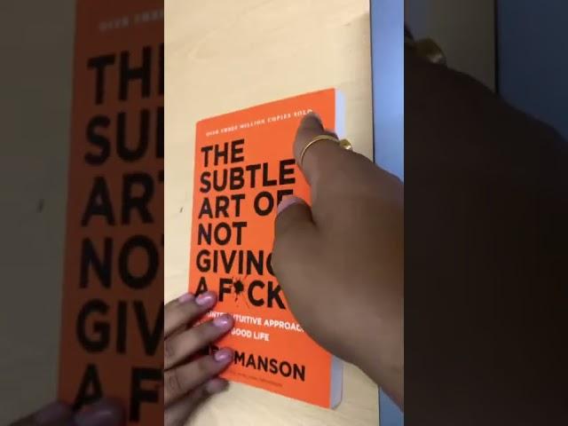 Unboxing my new book | The Subtle Art of Not Giving A F*ck